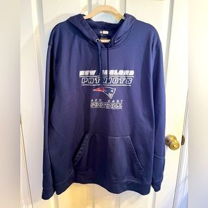 NFL Team Apparel New England Patriots Hooded Sweatshirt in 3XL